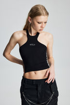 Halter Neck Backless Tank Top