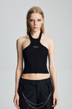Halter Neck Backless Tank Top