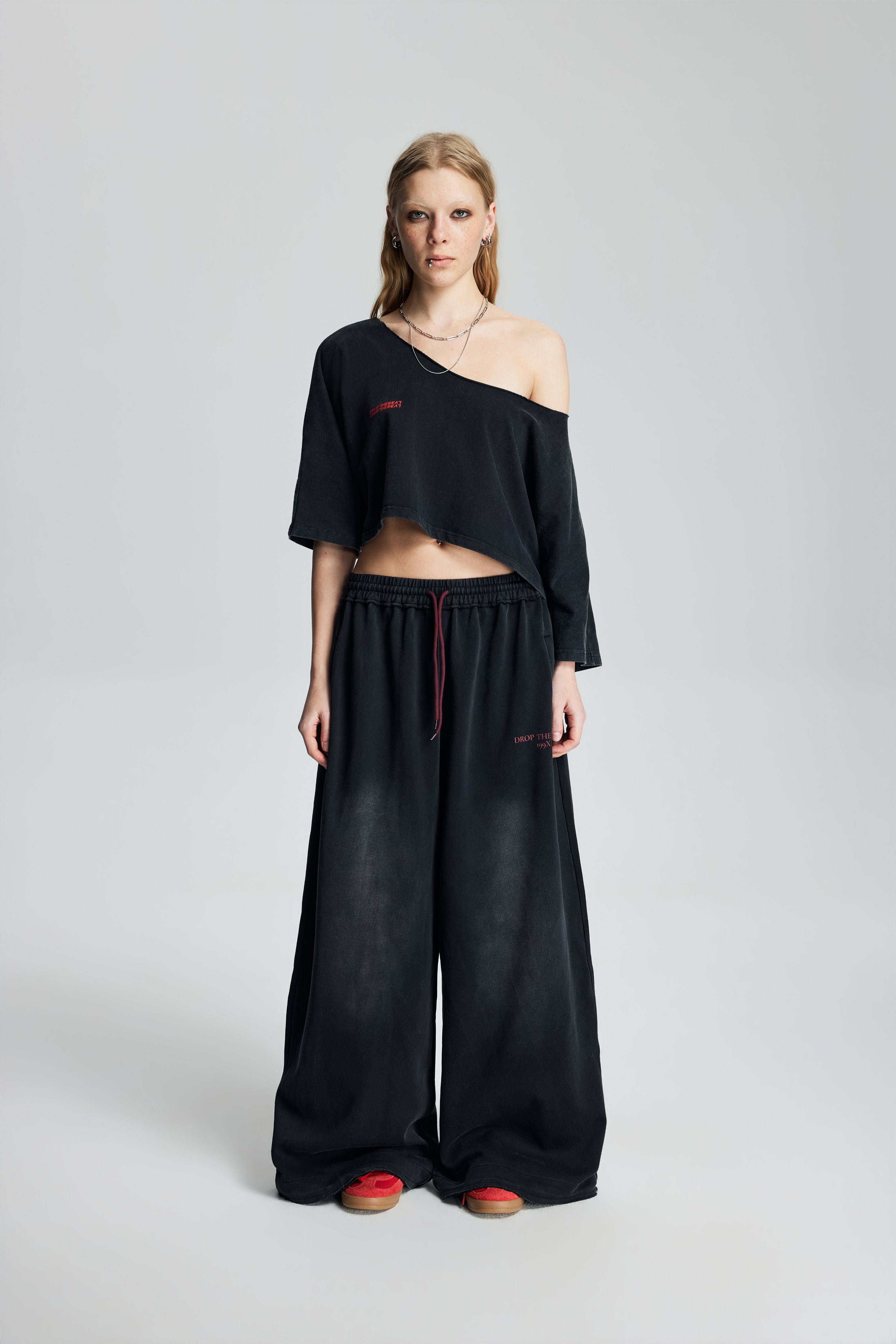 Washed Vintage Baggy Sweatpants (199X)